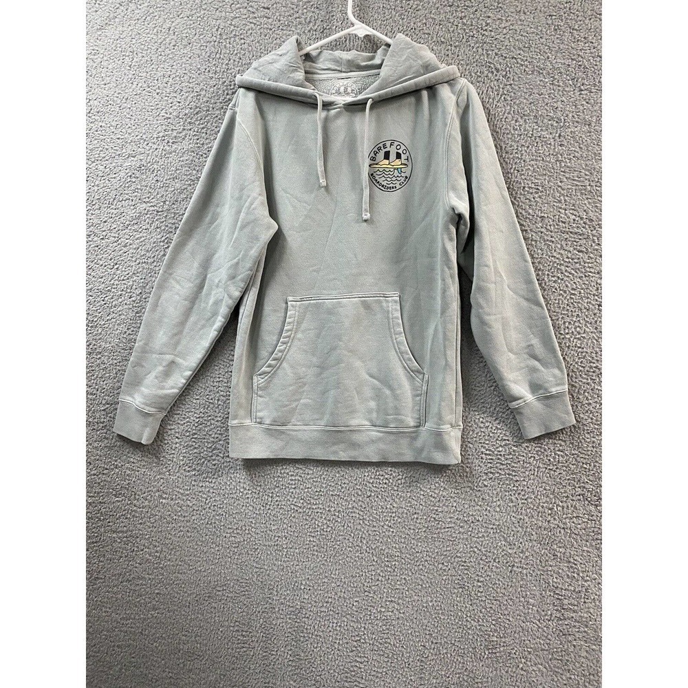 Independent Barefoot Sweatshirt Mens Small Gray Hoodie Skateboarding